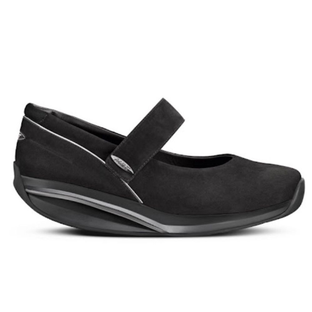 MBT Art Shoe Rocker High Leather Kesho MJ Black Loafers Women’s Size EUR 40
